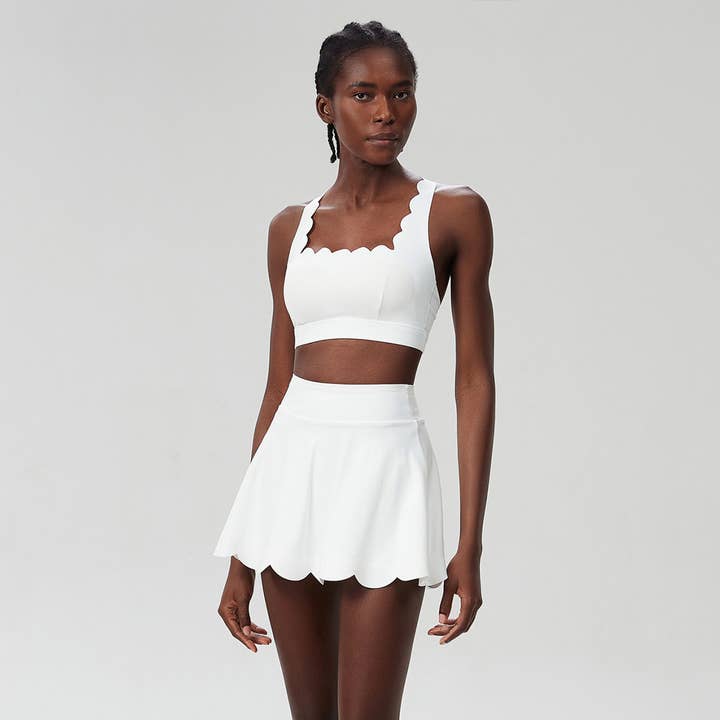 Sodalemon - Wholesale Activewear Set - Women's - Women Seamless Quick-Dry Set Strappy Bra & A-Line Skirt20