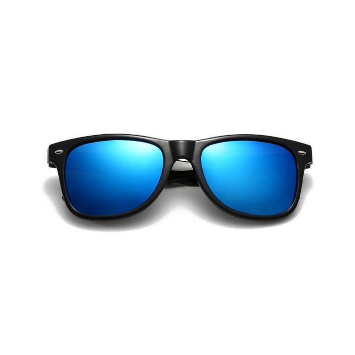 Trio Trading – wholesale Sunglasses – Unisex – 12 Pack Assorted Polarized Classic Square Sunglasses