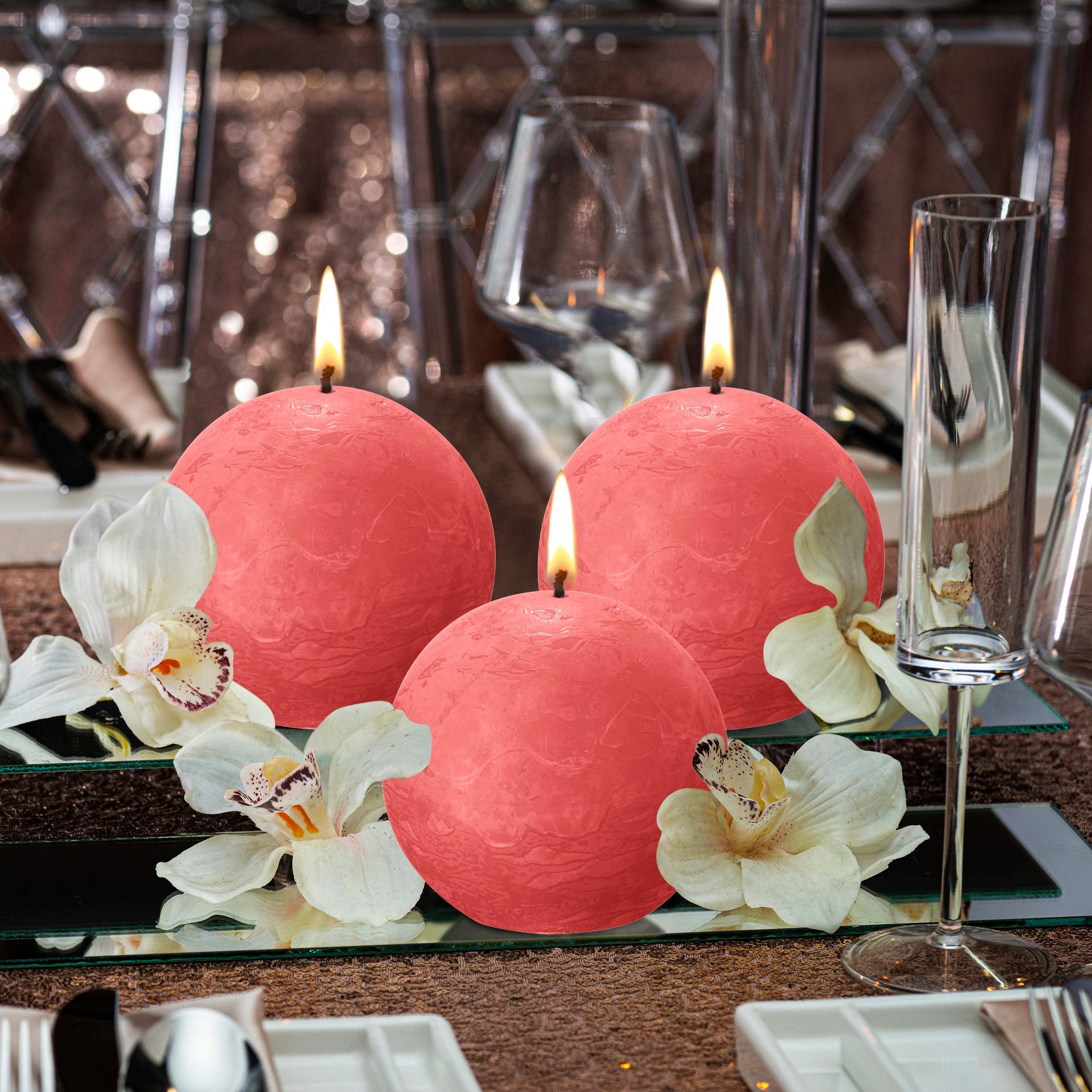 BOLSIUS – Velas de decoração por atacado – 6 Velas rústicas 3" - Inperfuted - Natural - Eco-Friendly - Cera Plant-Based - **Vendido Individualmente125