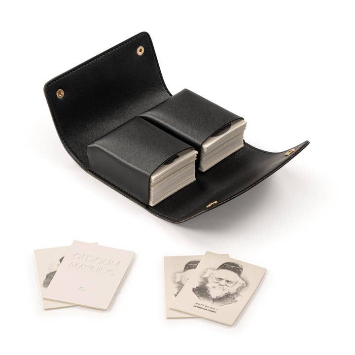 Leather Gedolim Matching Game for wholesale by Waterdale Collection