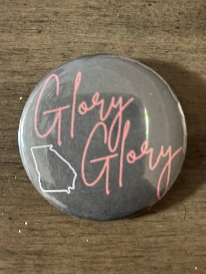 glory glory button for wholesale by Vintage Brims