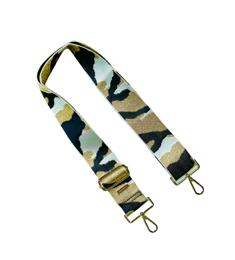 Thomas and Lee Company - Wholesale Bag Strap - Women's - Camo Print Adjustable Bag Strap - Gold Hardware - 10 colors available8