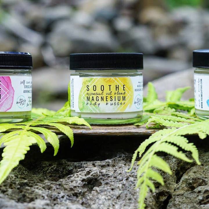 The Mighty XO - Wholesale Body Balm/Butter - Soothe Magnesium Body Butter - Sore Muscle + Tension Relief
