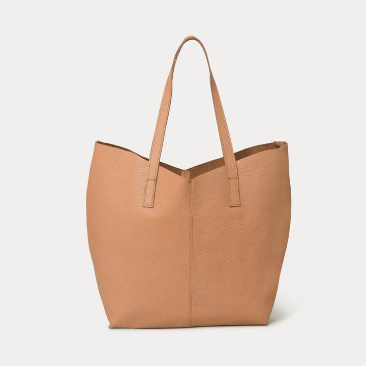 Milan Natural Tote for wholesale by Le Papillon