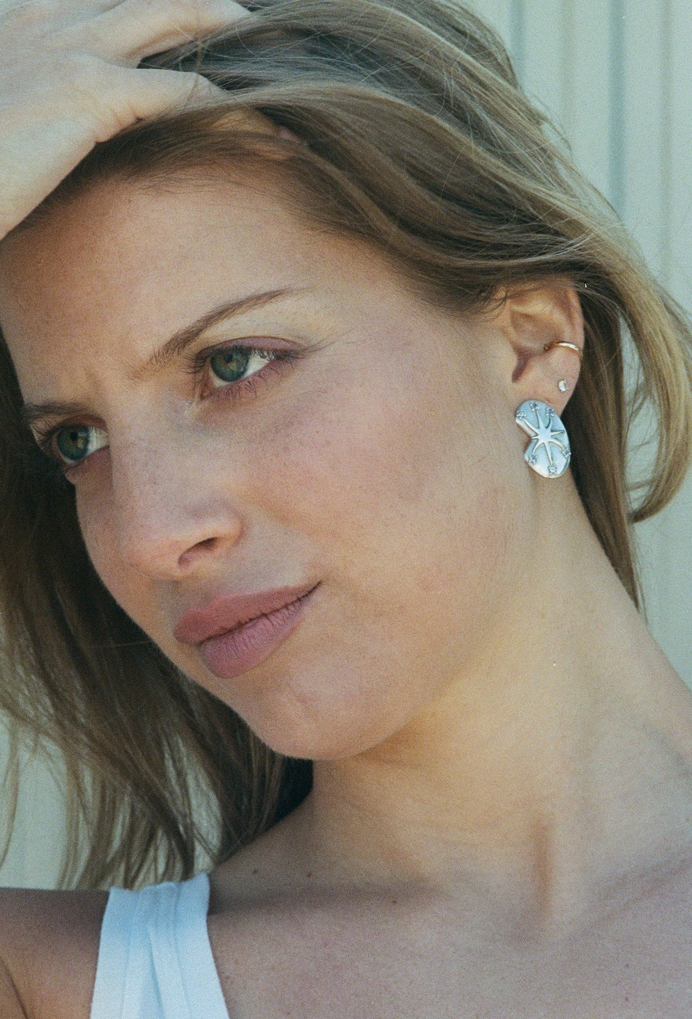 Monsieur Moon - Vendita all'ingrosso Orecchini a bottone - Orecchini Neta4