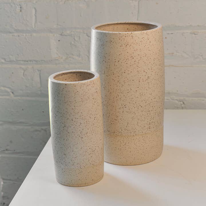 Little Fire Ceramics - Wholesale Vase - Large Jacqueline Vase in Speckled Clay2