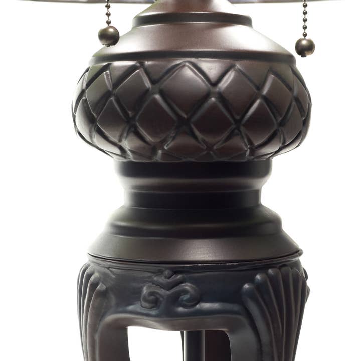 River of Goods - Wholesale Accent/Desk Lamp - 33.25"H Tulip Tiffany-Style Stained Glass Table Lamp10