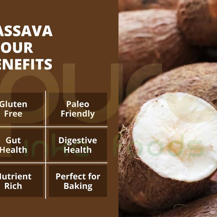 Pure Inka Foods – wholesale Mjöl – Cassava bakmjöl - Gratis Frakt-5KG Min Beställning