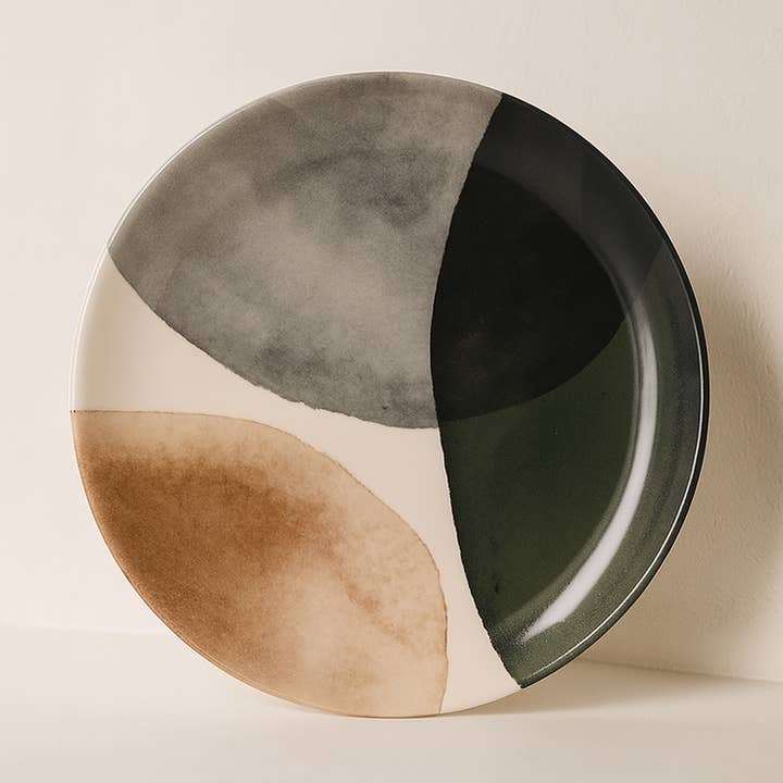 Plato llano de gres GAIA de 26 cm para venta al por mayor de Novastyl