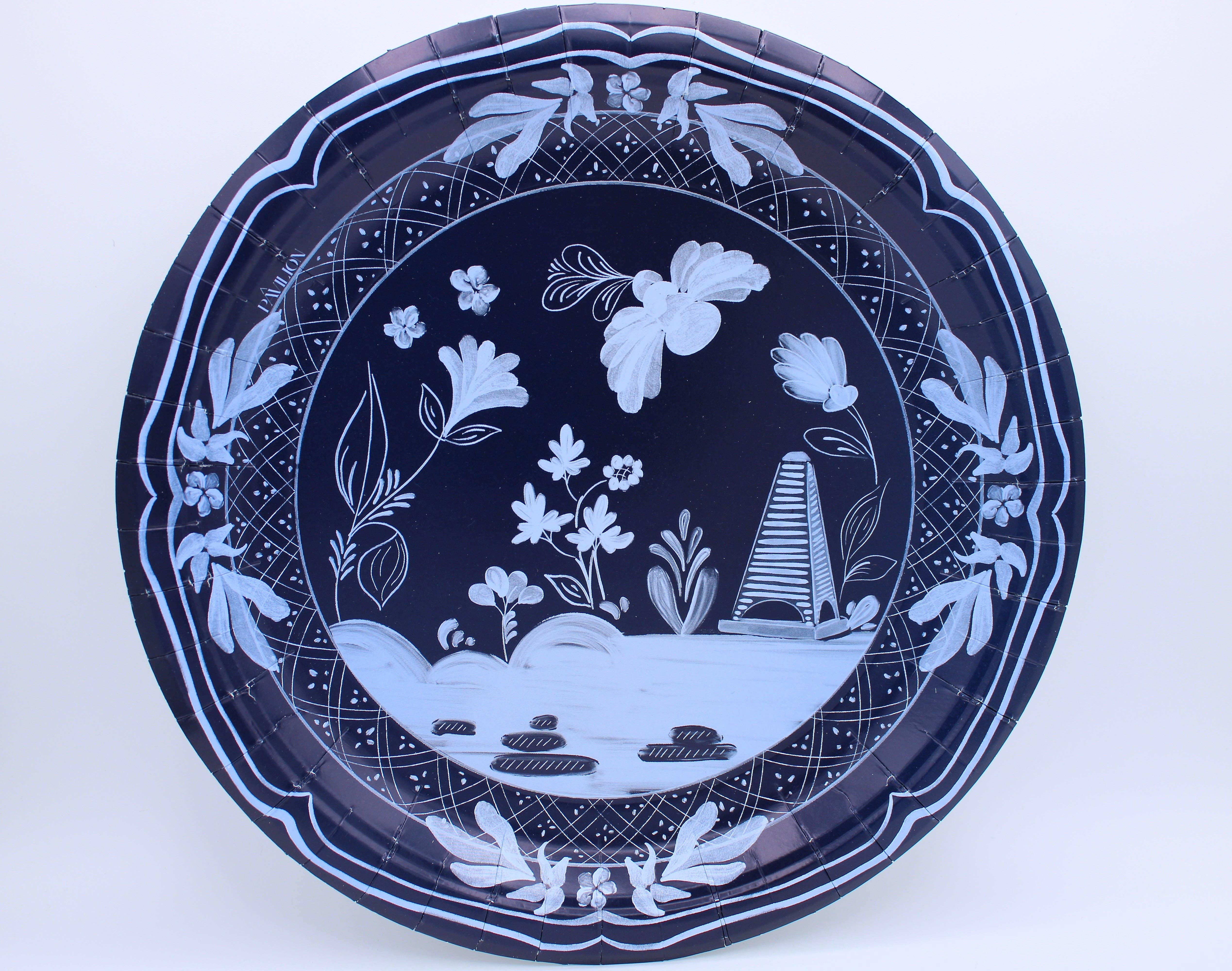 Pavilion Paper - Wholesale Disposable Plate - Beachside Pavilion Dinner Plates - 8 per pack1