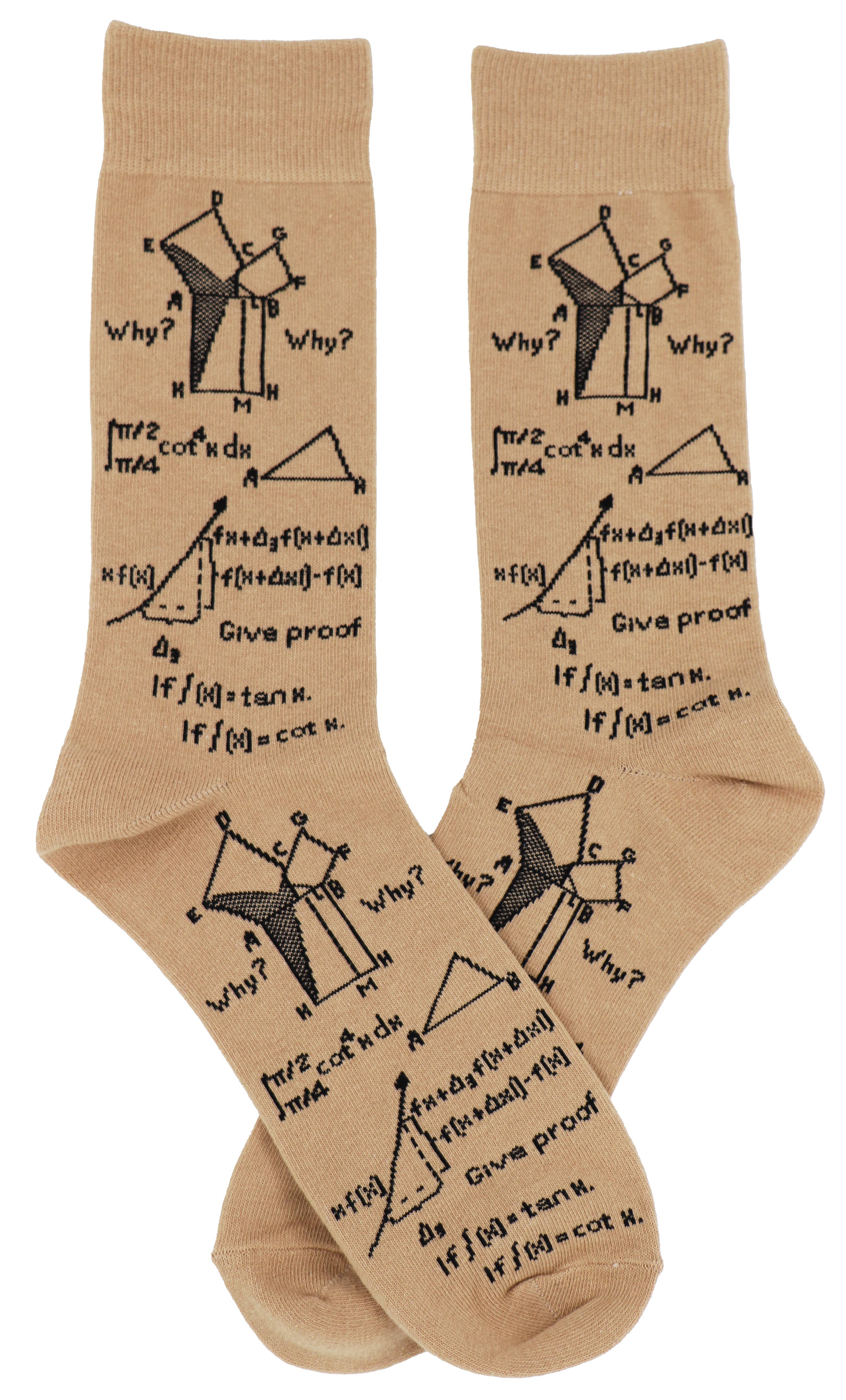 SoXcellent - Vendita all'ingrosso Calzini - Unisex - Calzini unisex Fun Crew Math Formula Amber (7-12)2