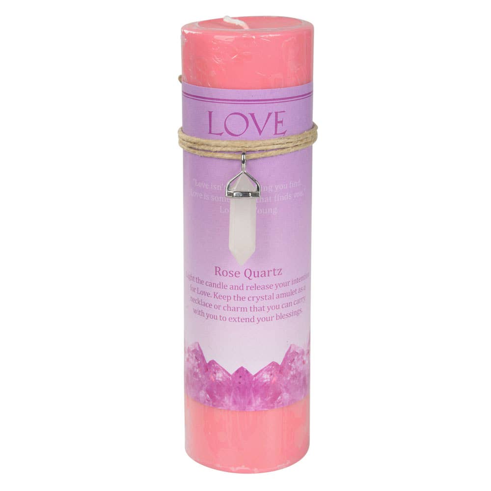 Benjamin International – wholesale Pillar candle – Crystal Energy Pendant Candle13