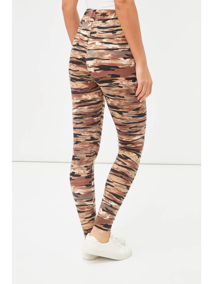 BanBat - Wholesale Athletic/Lounge Leggings - Women's - Women's camouflage print leggings - LA-2100151