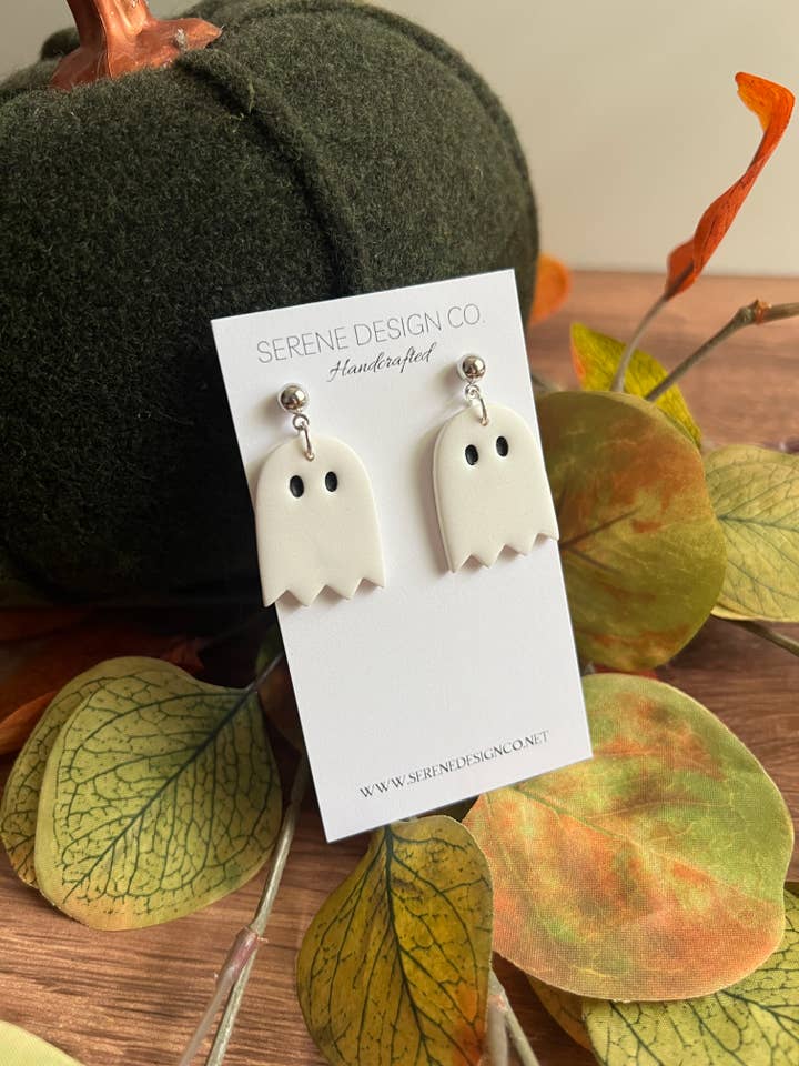 Basic Ghost Earrings for wholesale by Serene Design Co.