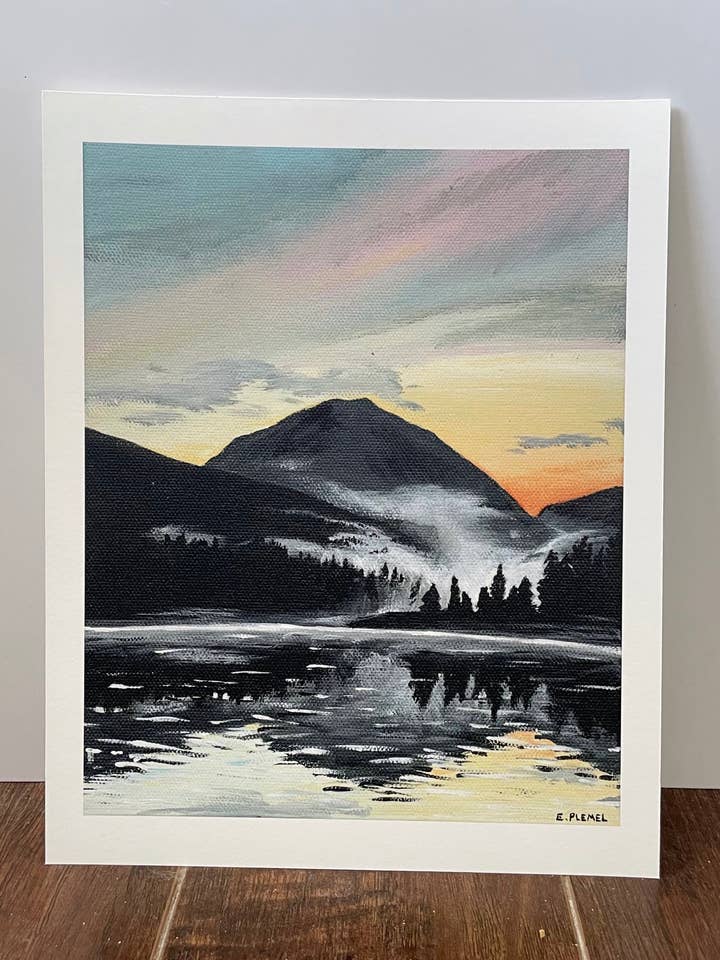 Crépuscule de montagne pour la vente par Emily Paints
