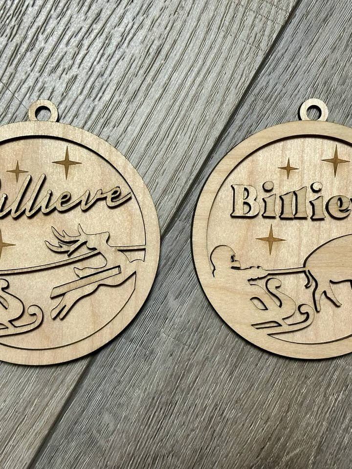 Billeve DIY Christmas Ornaments for wholesale by B.VerStrat Designs