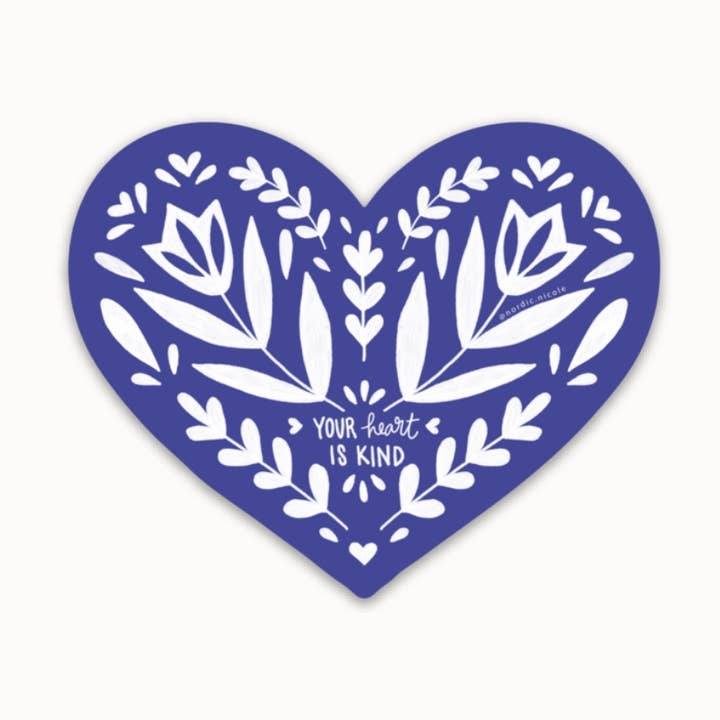 Adesivo Seu Coração é Gentil por atacado de Nordic Nicole