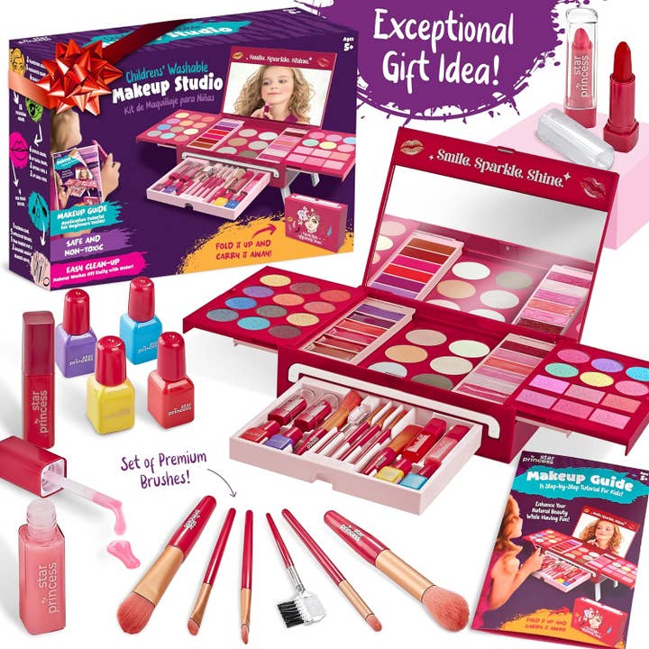 Stargo Brands Llc - Vendita all'ingrosso Trucco - Bambini - Studio di trucco lavabile per ragazze