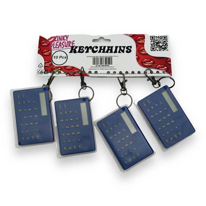 Kinky Pleasure - Wholesale Calculator - Kinky Pleasure - G016 - Keychain Calculator Blue4