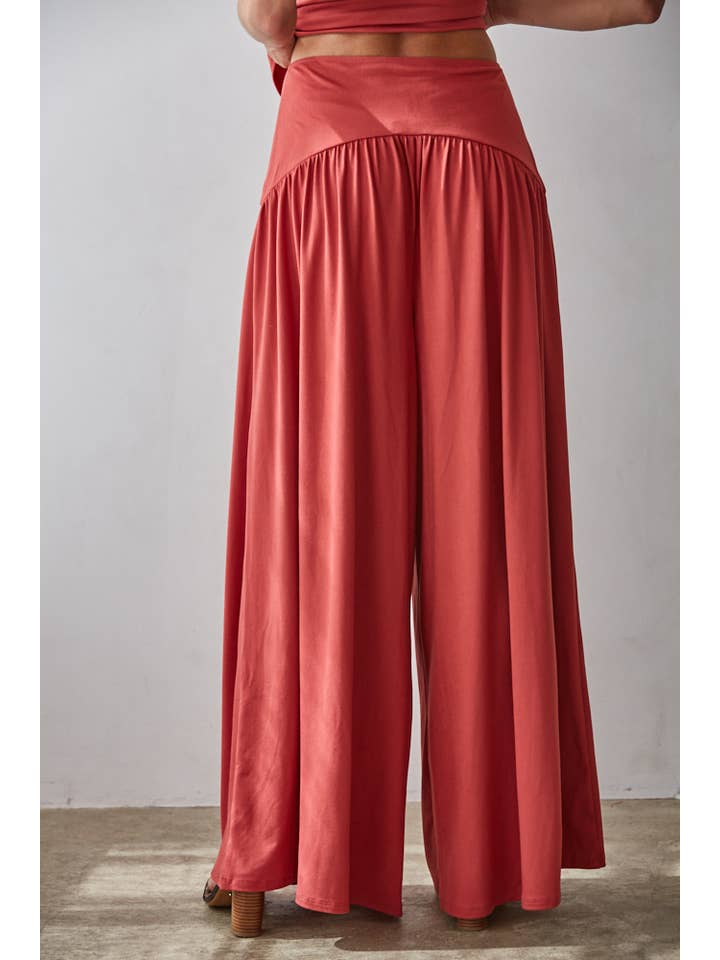 By Together - Wholesale Pants - Women's - L9178B | Knit Polyester Spandex Elastic Waist Straight Leg6