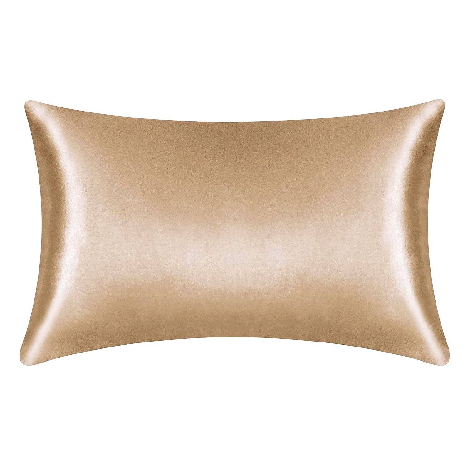AfricanFabs – Großhandel Kopfkissenbezug – Kissenbezug aus Satin in Khaki, 60 x 70 cm, Standardgröße – seidiger Satin-Kissenbezug1