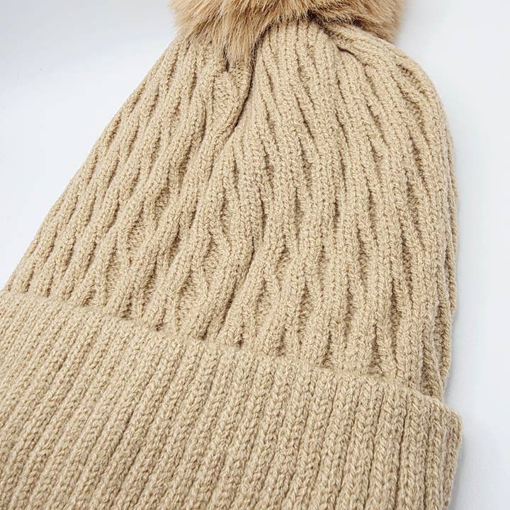 Arya Jewellery Wholesale – wholesale Beanie – Women's – Cable Knit Fluffy Bobble Hats Pack of 126