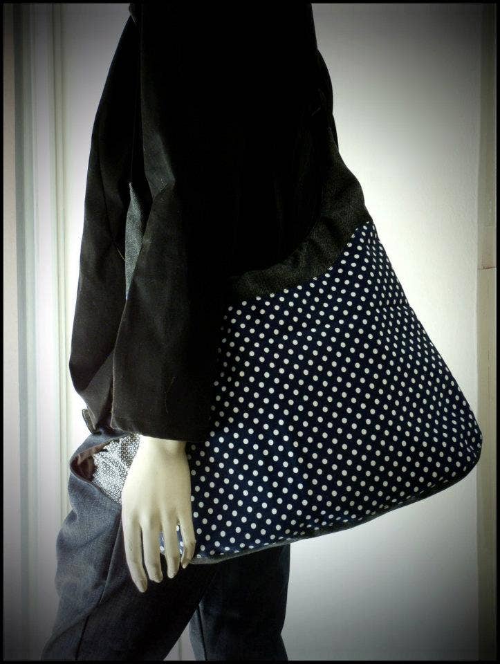 K1000 – Großhandel Schultertasche – Damen – Kleine Denim-Tasche – handgefertigt2