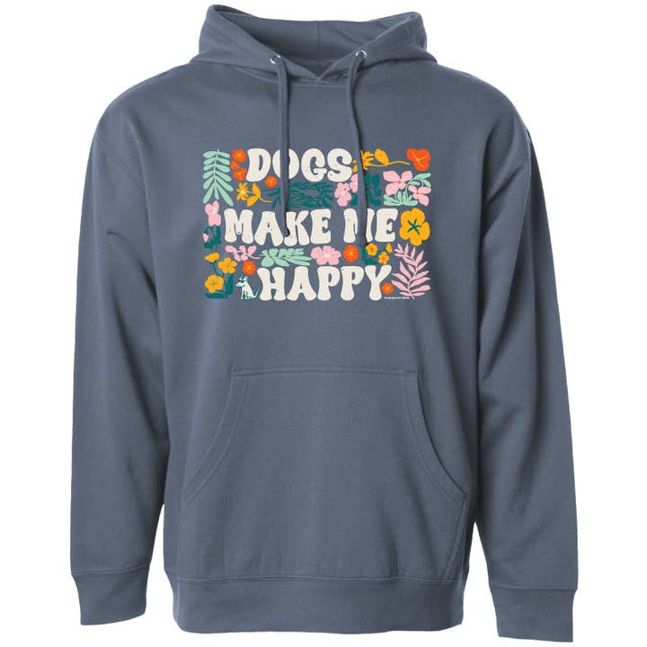 Honden Maken Me Blij - Sweatshirt Pullover Hoodie voor wholesale door Teddy the Dog