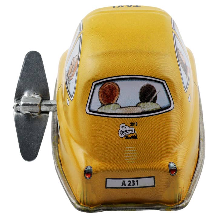 Tribal Trade GmbH - Wholesale Decorative Figurine - Tin toy wind-up car roadsters yellow car racing car2