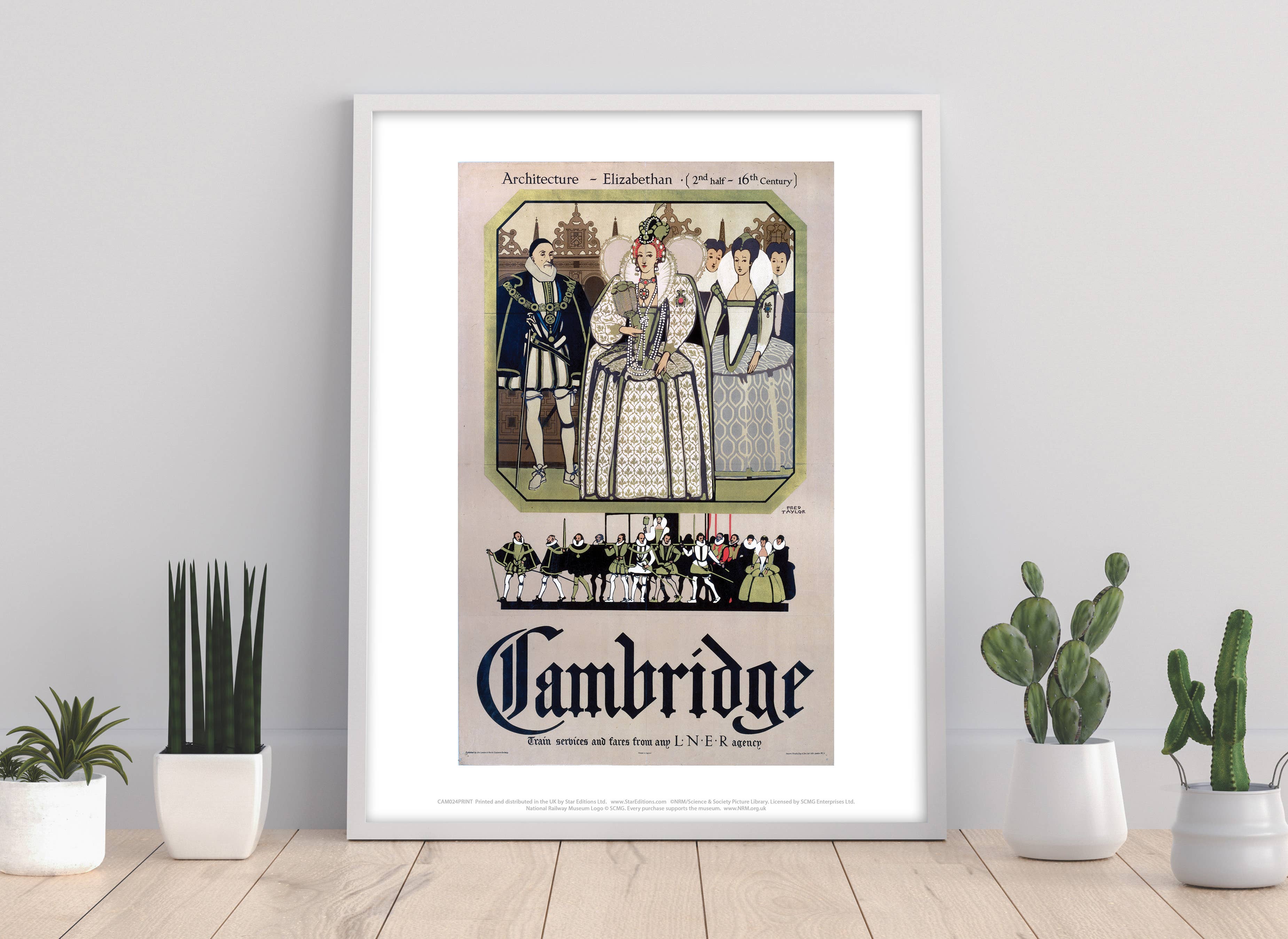 Star Editions – wholesale Art print – Market Square Cambridge - 11X14” Premium Art Print0