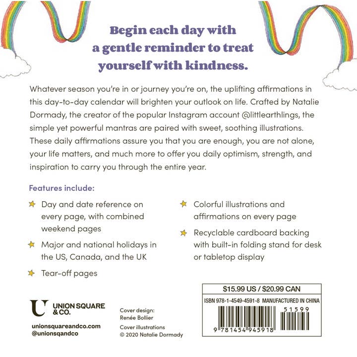 Union Square & Co. - Wholesale Calendar - 365 Gentle Reminders: Daily Positive Affirmations 2025