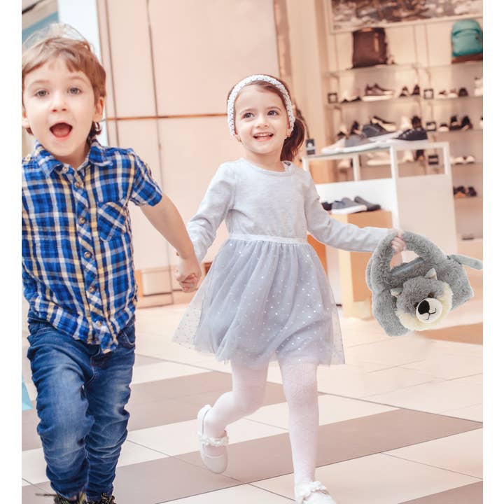 Cota Global - Wholesale Stuffed/Plush Toy - Kids & Baby - Super-Soft Plush Hand Bag - Wolf3