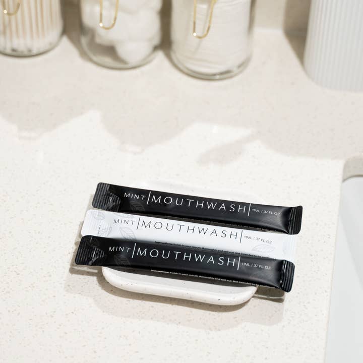 Go Mouthwash - Wholesale Mouthwash - Luxury Mouthwash Packets 250pc - Matte White2