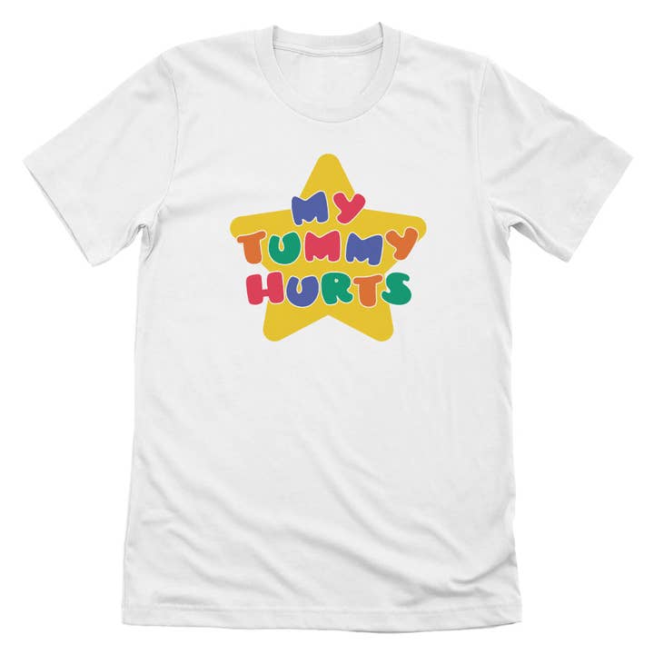 Let's Get This Thread - Wholesale Screen Printed T-Shirt - Kids - My Tummy Hurts4