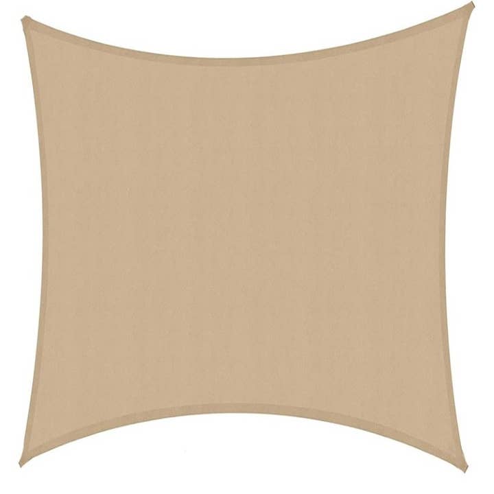 Vela Ombreggiante Tessuto Quadro Sabbia CM300x300x300 per la vendita all'ingrosso da parte di Vacchetti