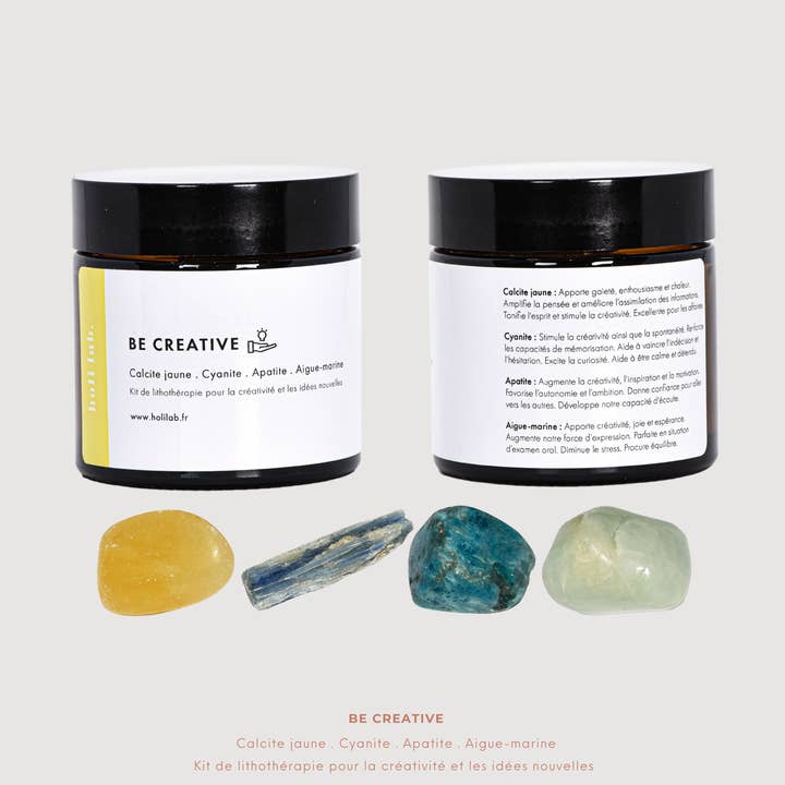 VÆR KREATIV - Intent lithotherapy kit for engroshandel hos holilab.