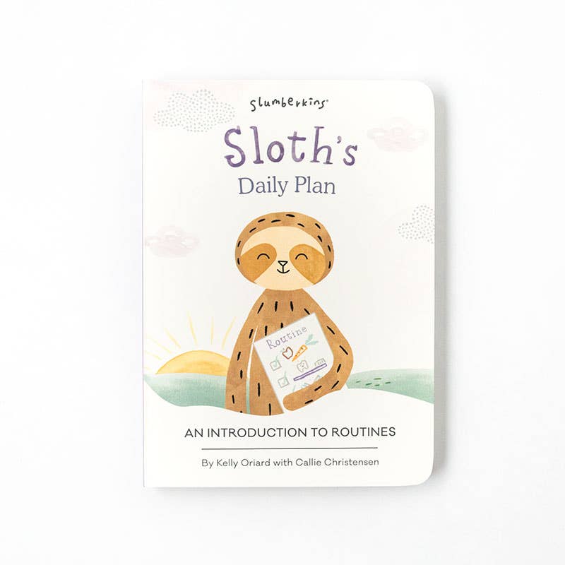 Slumberkins Inc. - Wholesale Stuffed/Plush Toy - Kids & Baby - Sloth's Routines Plush Set - with 2 books!5