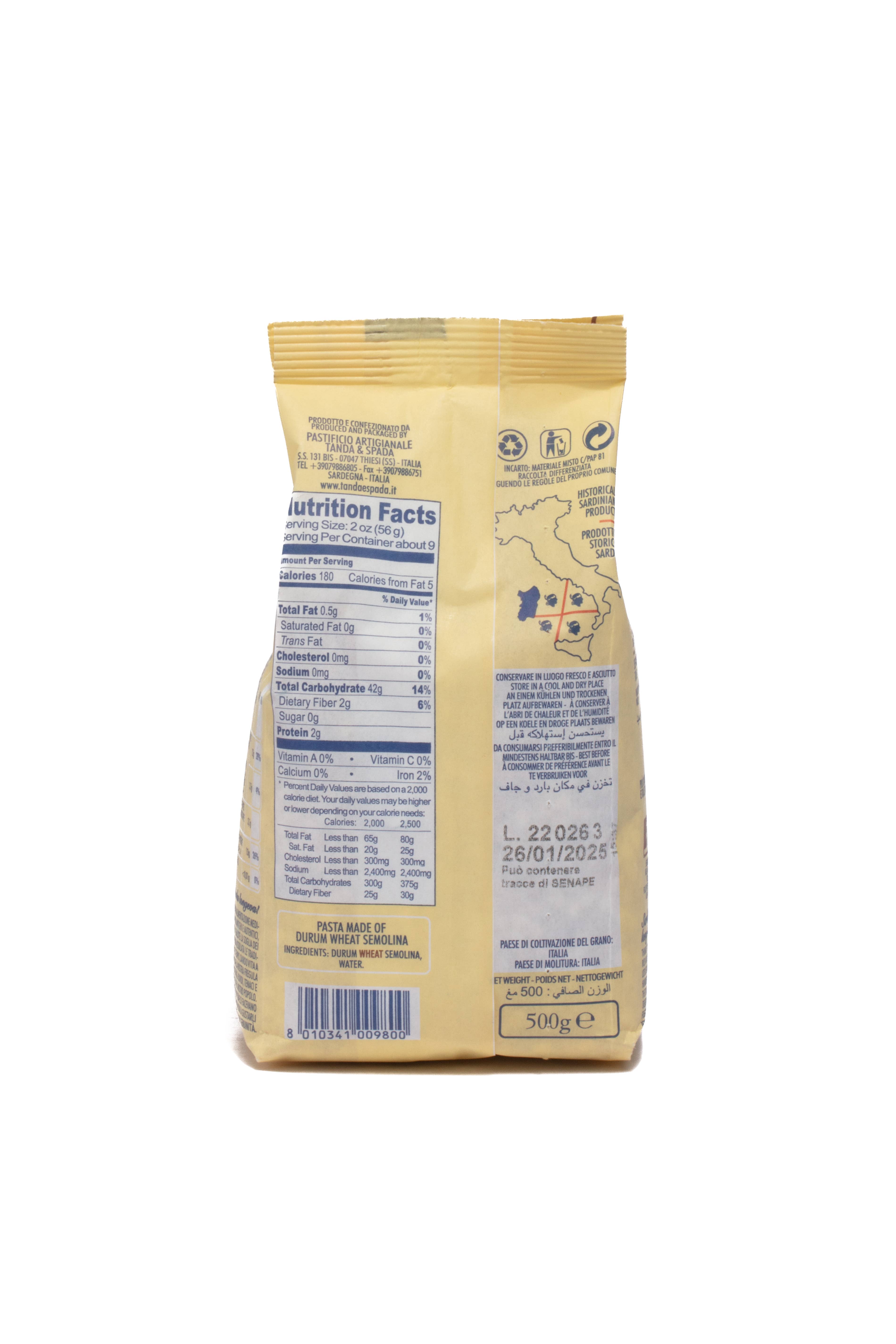 Pastificio Tanda e Spada - Vendita all'ingrosso Pasta - Fregula sarda tostata - 500 g4