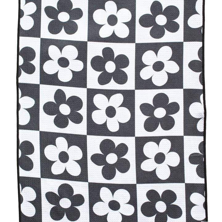 Black White 8 Track: Reversible Hand Towel for wholesale on Faire