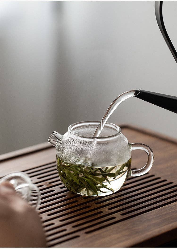 Gohobi （We cover U.S. import duties） - Wholesale Tea Pot - Gohobi Glass Small Teapot / Tea Tray3