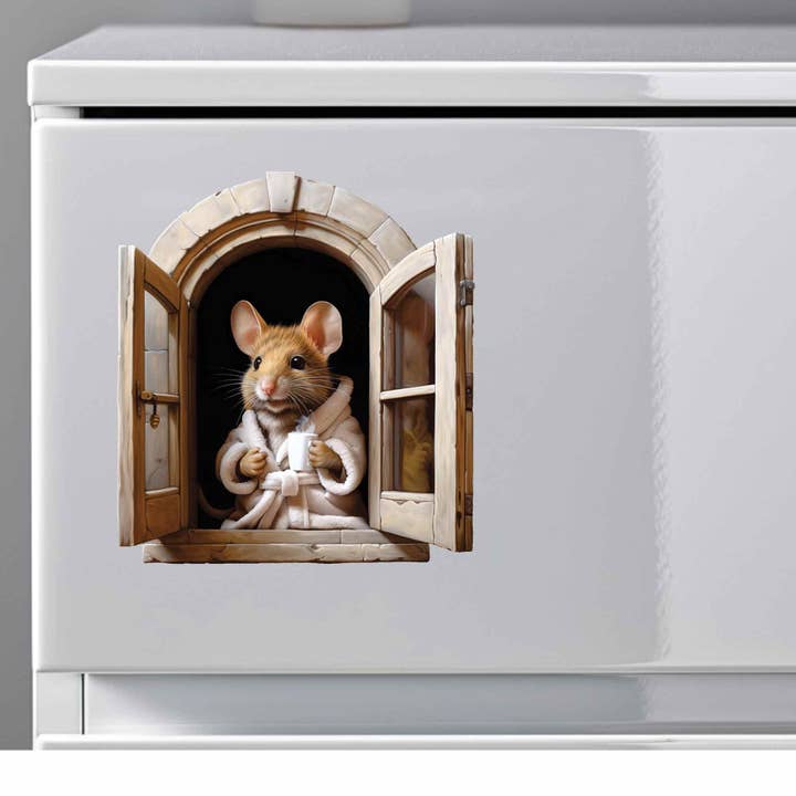 Micesterpiece - Wholesale Wall Decal/Stickers - 3D Mocha Mouse Wall Sticker Decal - Micesterpiece8