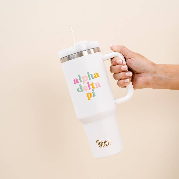 The Darling Effect - Wholesale Insulated Mug/Tumbler - 40oz Sorority Take Me Everywhere Tumbler - 19 Chapters Avail13