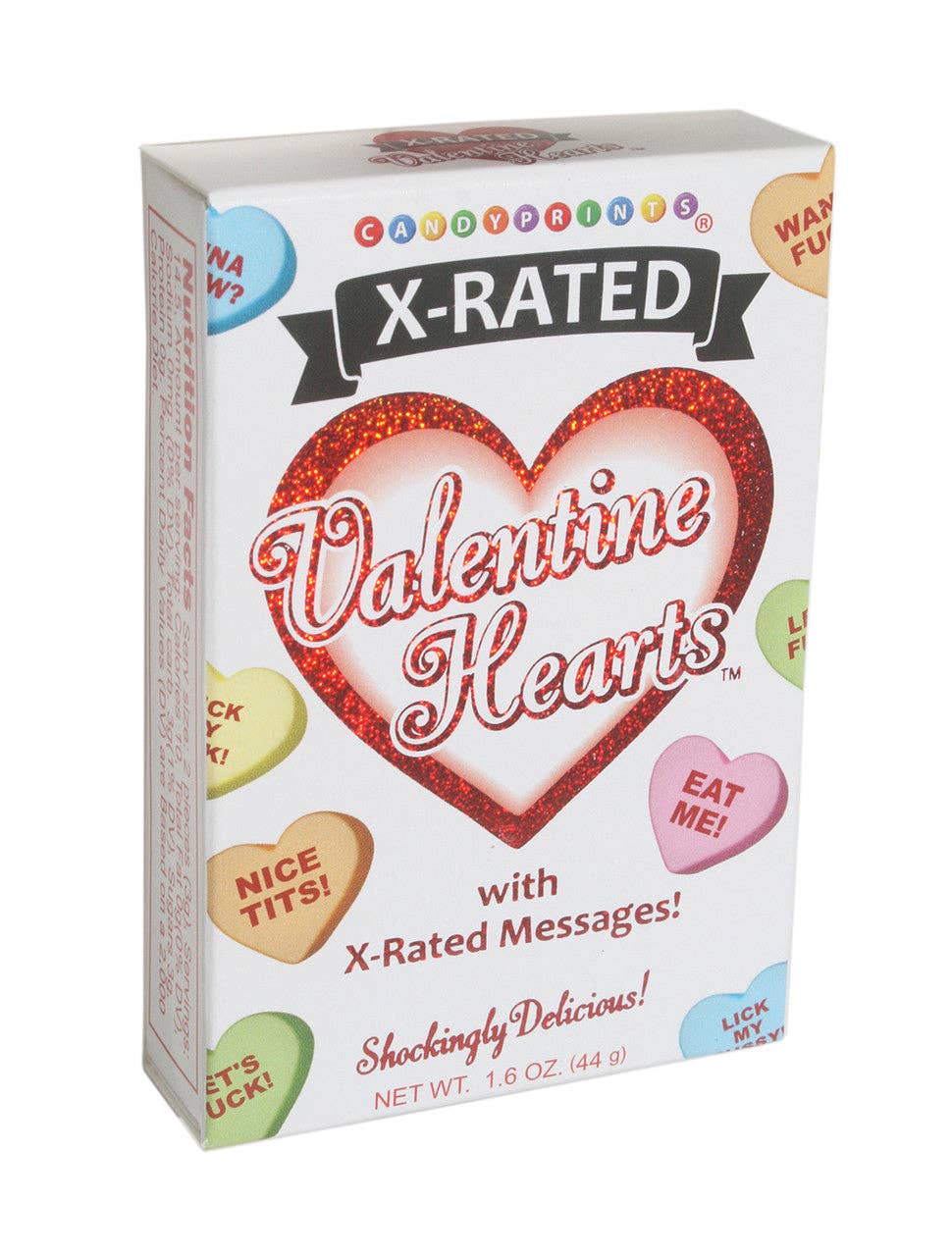 Little Genie Productions - Wholesale Hard Candy - X-Rated Valentine's Conversation Candy Hearts- 6 Pk Display1