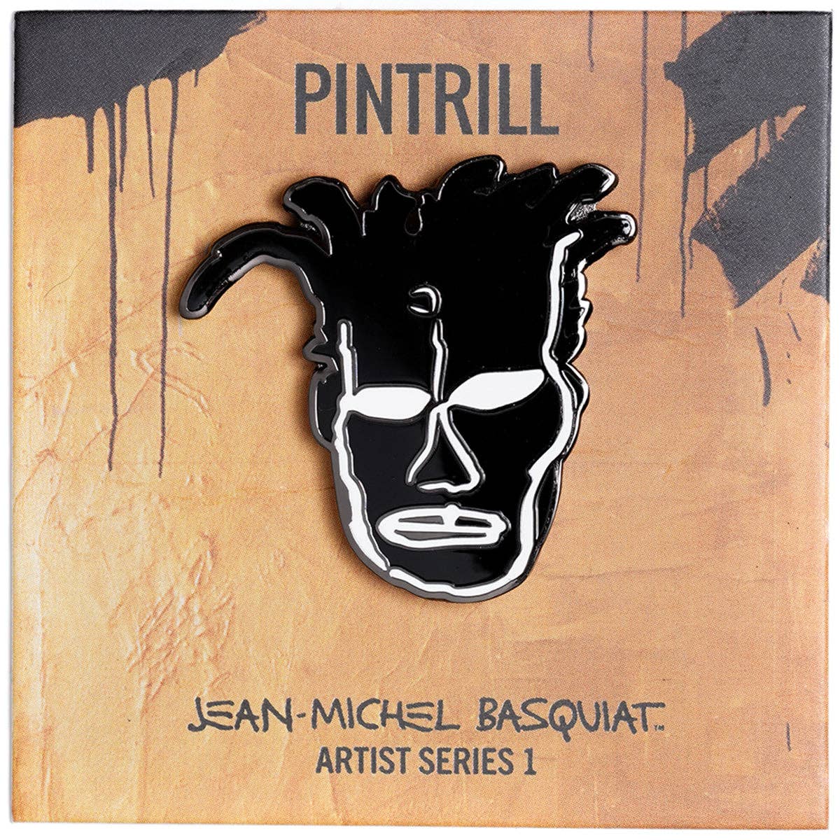 PINTRILL - Vente Épinglettes/boutons - PINTRILL - Épingle portrait Jean-Michel Basquiat1