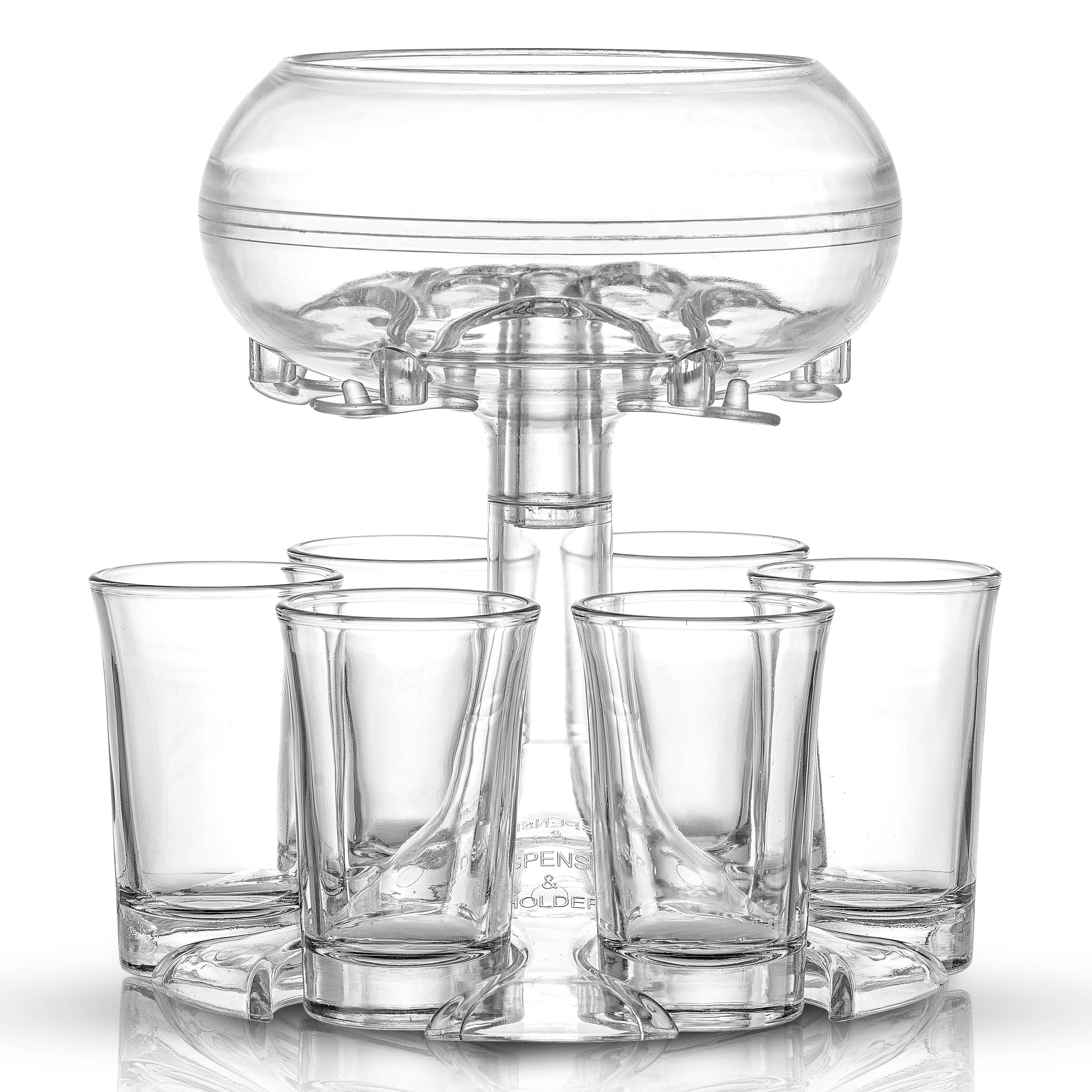 JoyJolt - Wholesale Shot Glass - Shot Dispenser with REAL Glass Shot Glasses!1