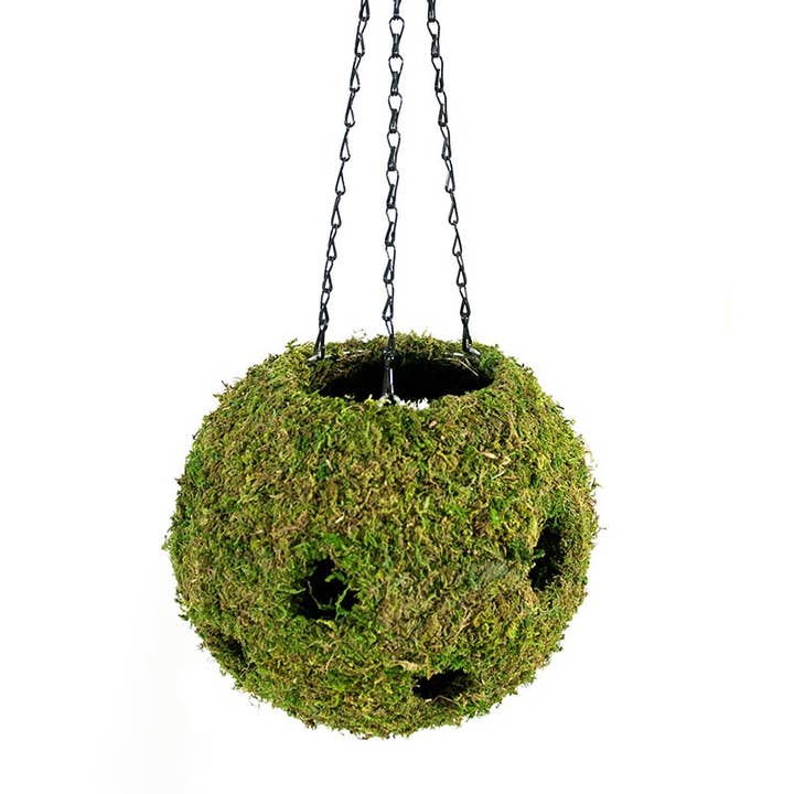 SuperMoss - Wholesale Hanging Planter - MossWeave Hanging Ball Planter0