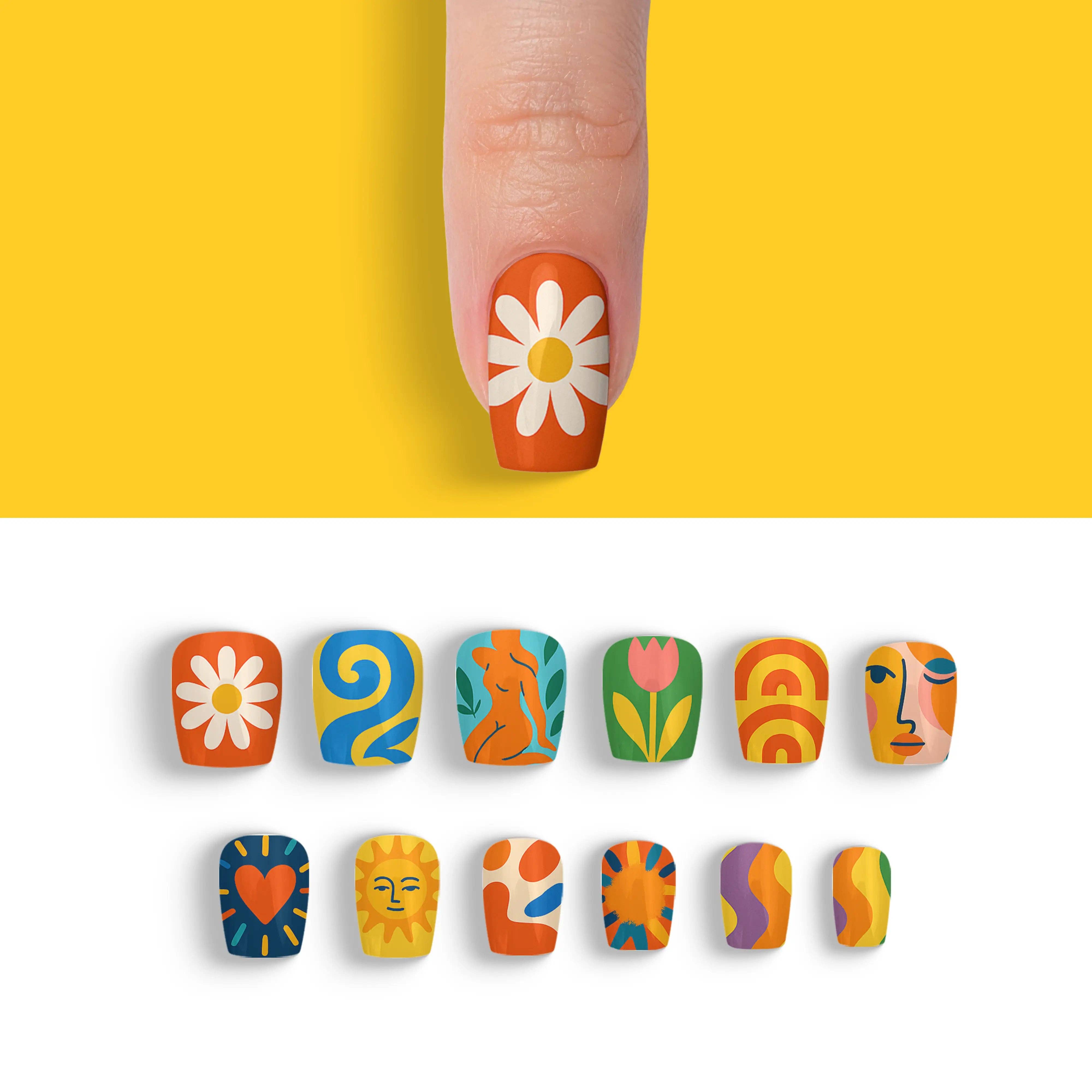 FYNE BODY - Wholesale Press-on/fake nails - Splat-tastic Canvas Creativity Press-On Nails82