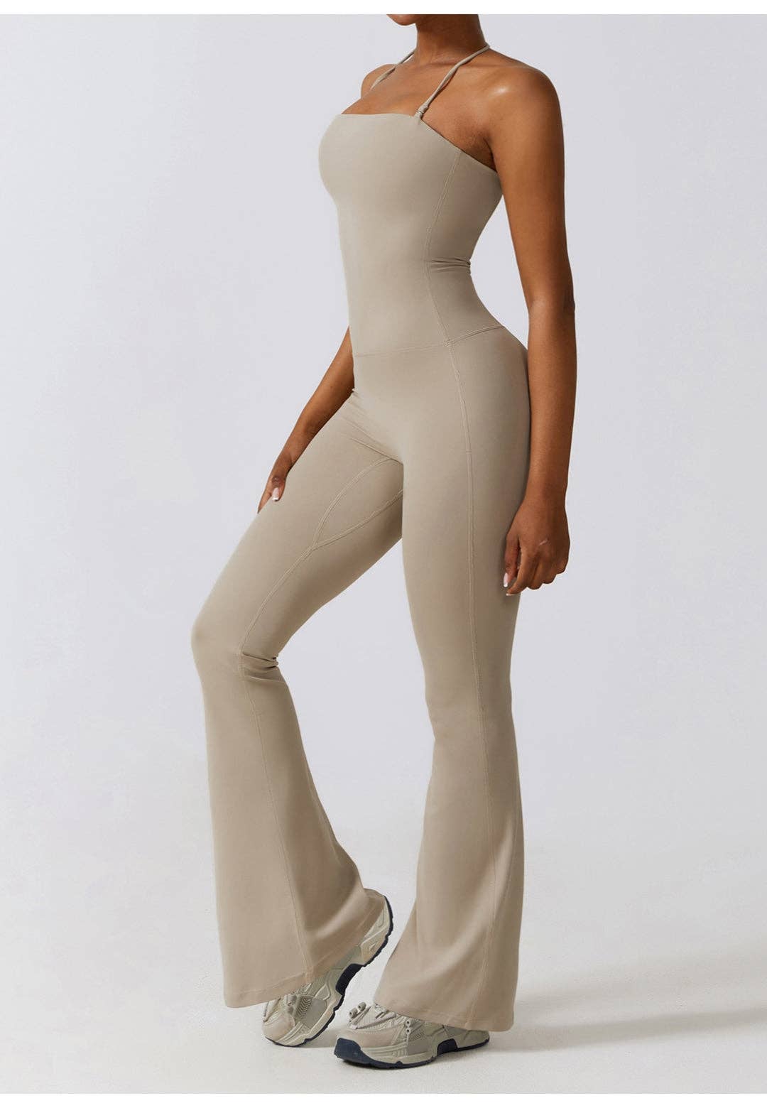 Active by Anna-Kaci - Wholesale Athletic/Lounge Leggings - Women's - Shirred High Waist Flared Leggings11