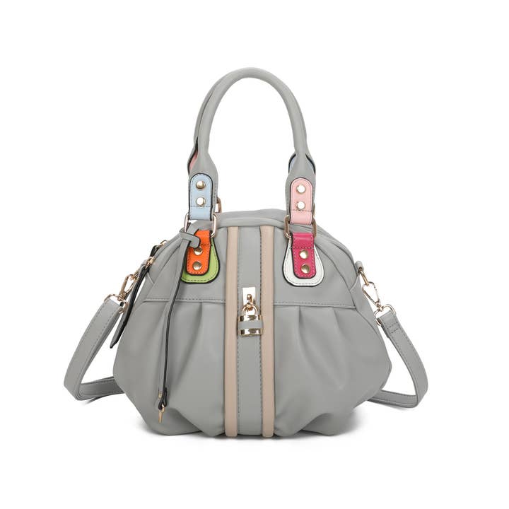 Superbia - Vente Sac à main avec poignée sur le dessus – femme - Sac Citrouille Double Fermeture Éclair Multicolore Superbia Soft 504-111