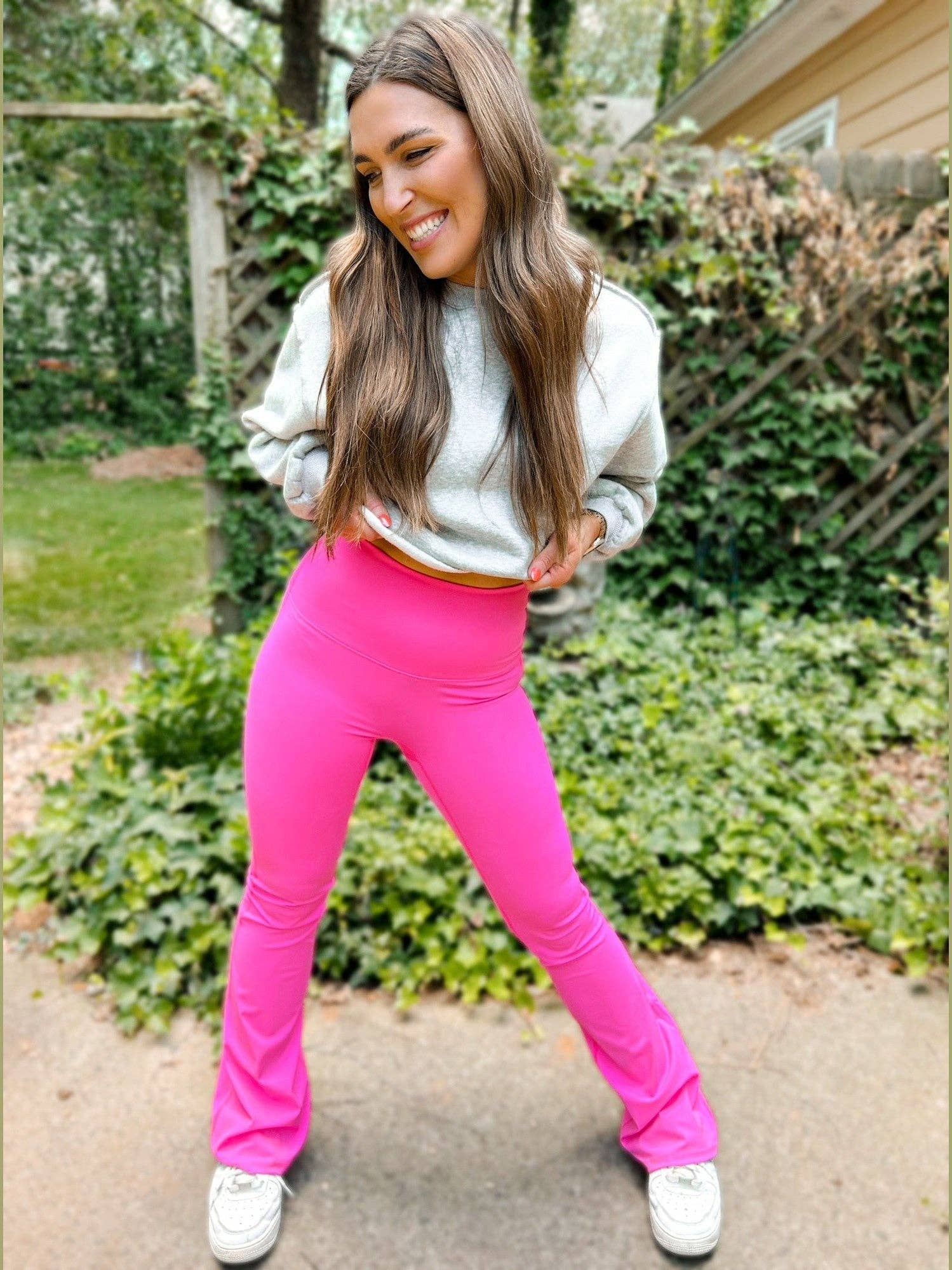 Girl Code Couture - Wholesale Athletic/Lounge Leggings - Women's - Fallon Flare Bottom Suck & Tuck Leggings2